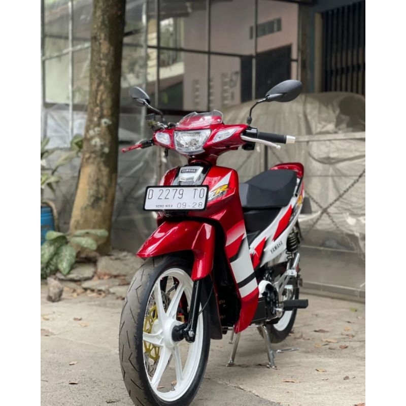 STRIPING STICKER LIS DECAL YAMAHA FIZR F1ZR F1Z R tahun 2000 2001 2002 MERAH PUTIH