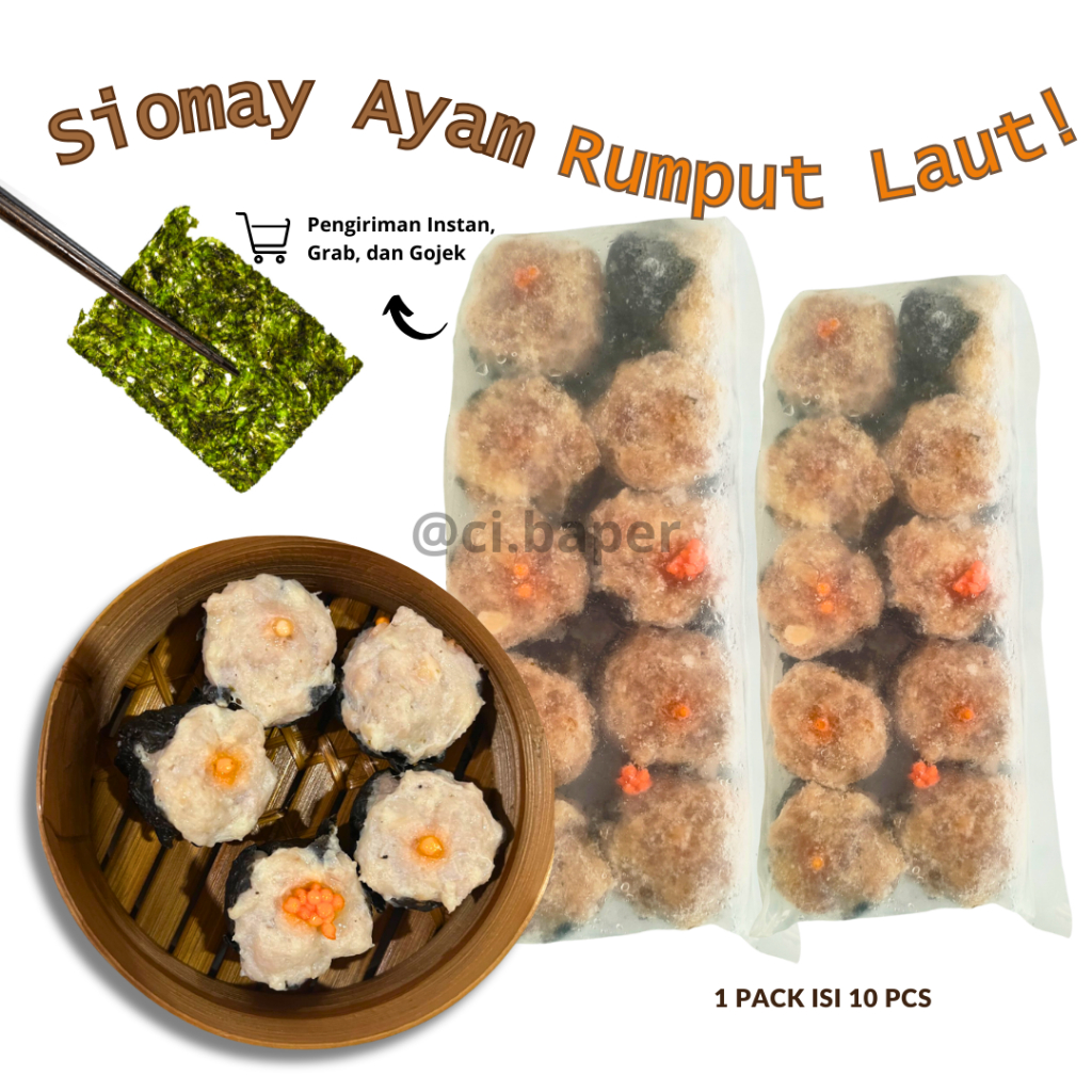 

Siomay Ayam Rumput Laut (Frozen)