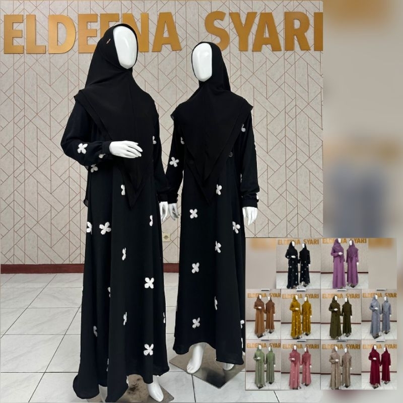 ELDEENA HANA  Baju Gamis Syari Muslimah Hana Series by Rhyn.