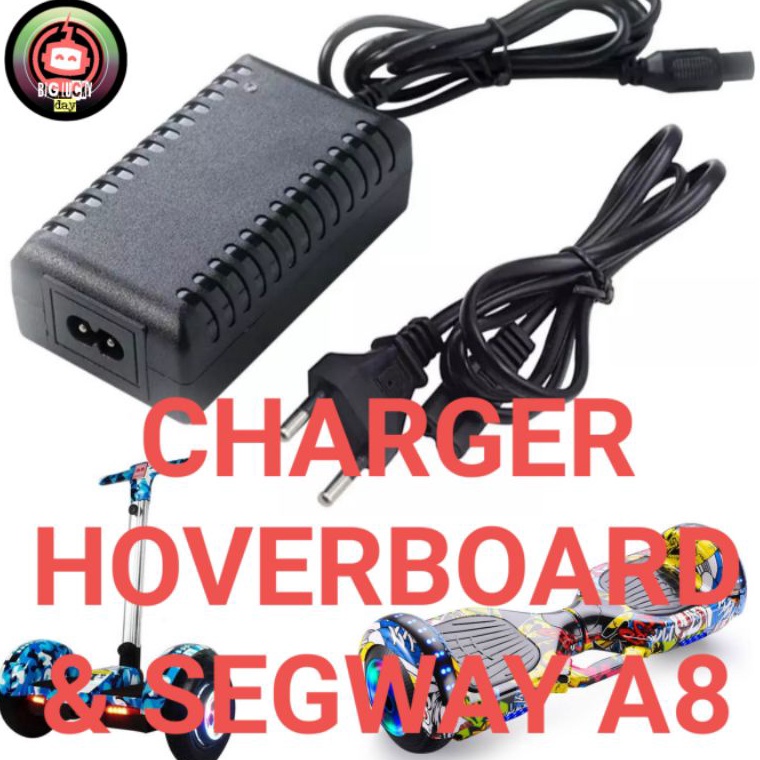 DiSk0n CHARGER HOVERBOARD / MINI SEGWAY A8 / F1 6.5INCH 7INCH 8INCH 10INCH UNIVERSAL 36V OUTPUT 42V 