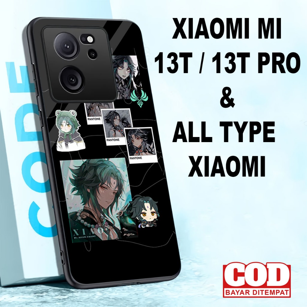 Softcase glossy kilau XIAOMI 13T/13T PRO dan All type (CS24-MOTIF GENSHIN IMPACT) xiaomi 10T/10T PRO