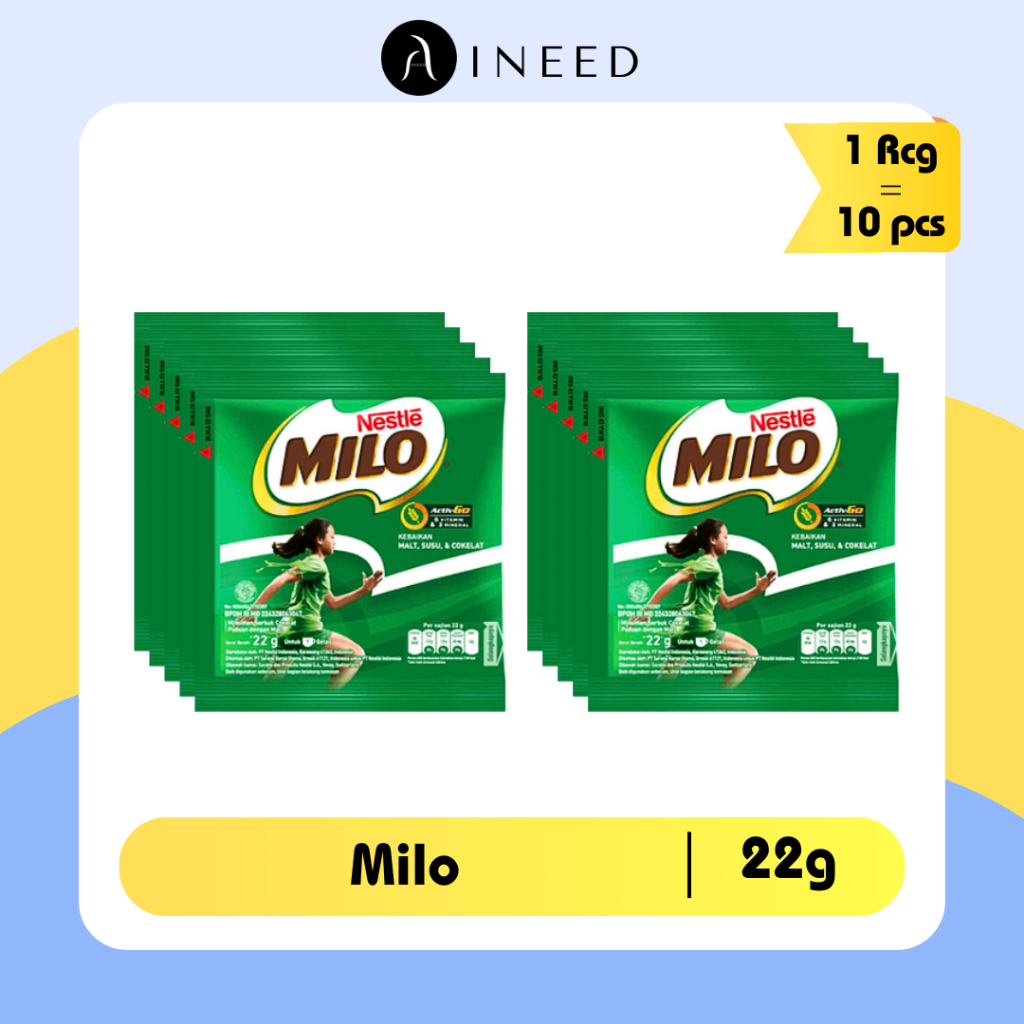 

Milo 22gr [RENCENG] 10 PCS