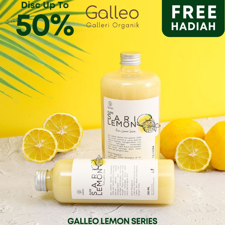 

Best S3ller Sari Lemon Murni Asli / Pure Lemon Juice Galleri Organik 100 % [270]