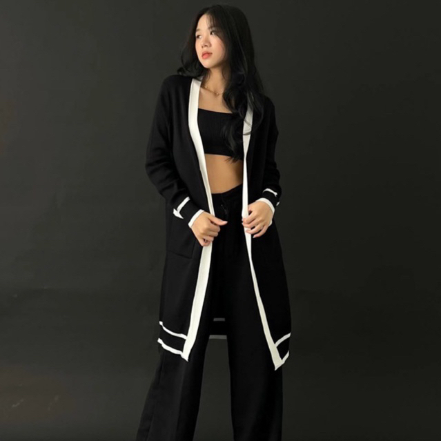 MEILID STORE CLASSY LONG CARDIGAN RAJUT IMPORT PREMIUM