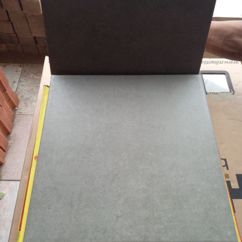Rekomendasi.. KERAMIK LANTAI TERAS 40X40 KASAR ABU SEMEN / ABU MATT / ABU INDUSTRIAL- KERAMIK LANTAI