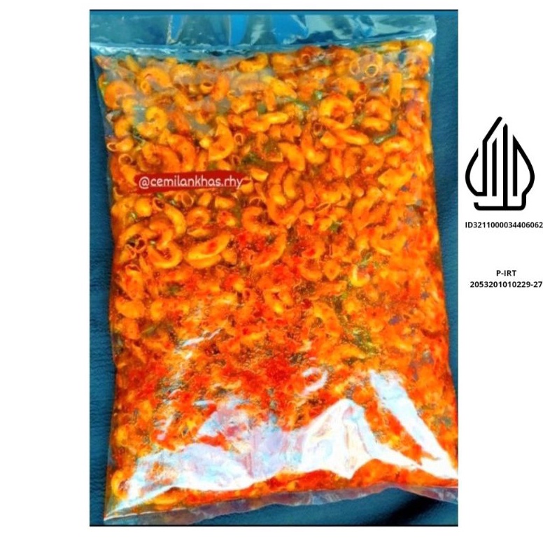 

[ΩG66\] COD MAKARONI BANTET 500gr / KENCUR EXTRA DAUN JERUK / Snack / Cemilan pedas / snack kiloan Sale of Day