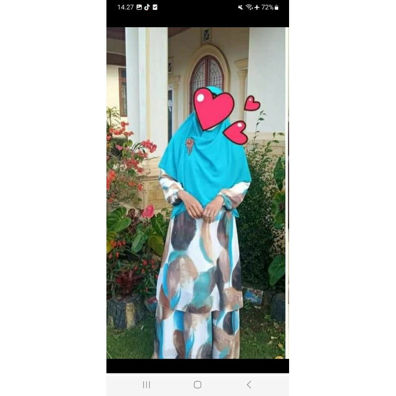 gamis Malaysia motif