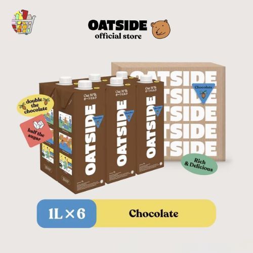 

Oatside Oat Milk Susu Oat 1 Liter (isi 6) - Chocolate