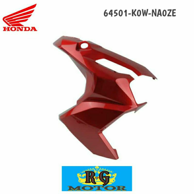 Cover Sayap Depan Kanan Merah Honda ADV 160 Original AHM 64501K0WNA0ZE