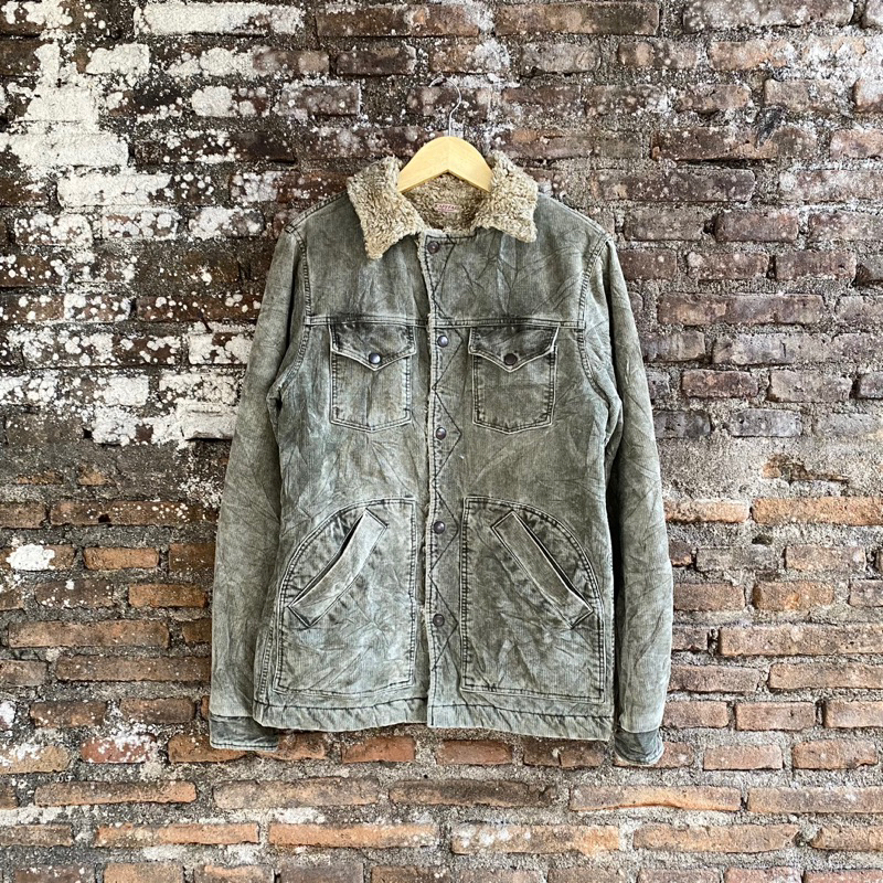 kapital corduroy sherpa jacket