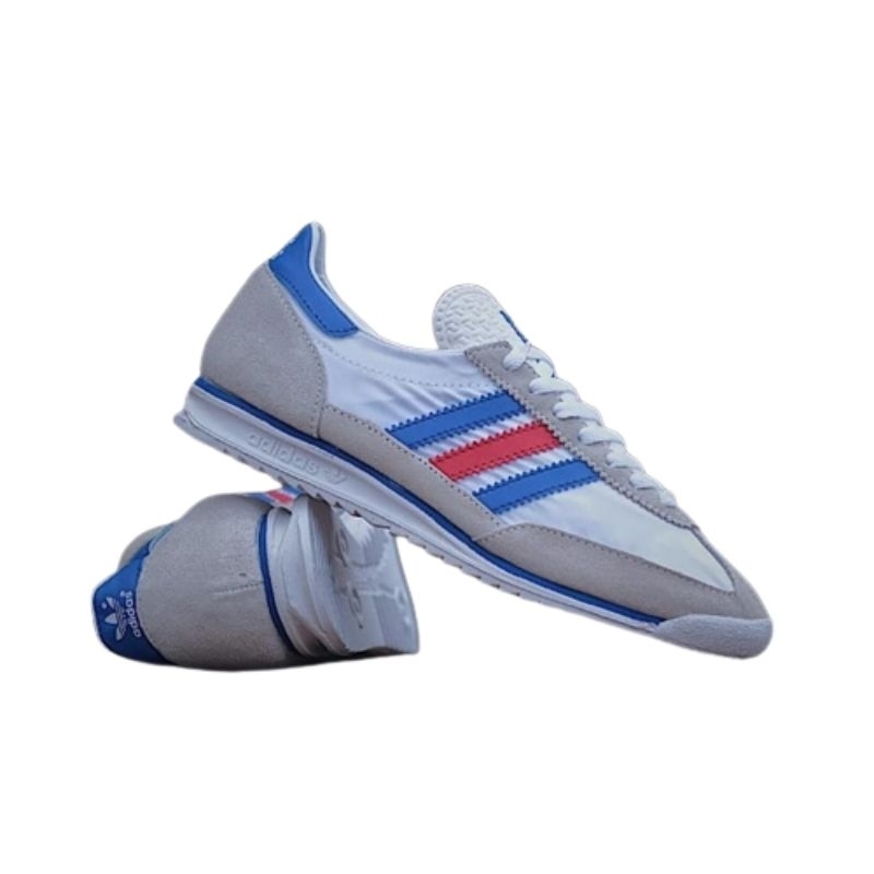 Sepatu adidas sl 72 white france original - sneakers casual original sl72 white france