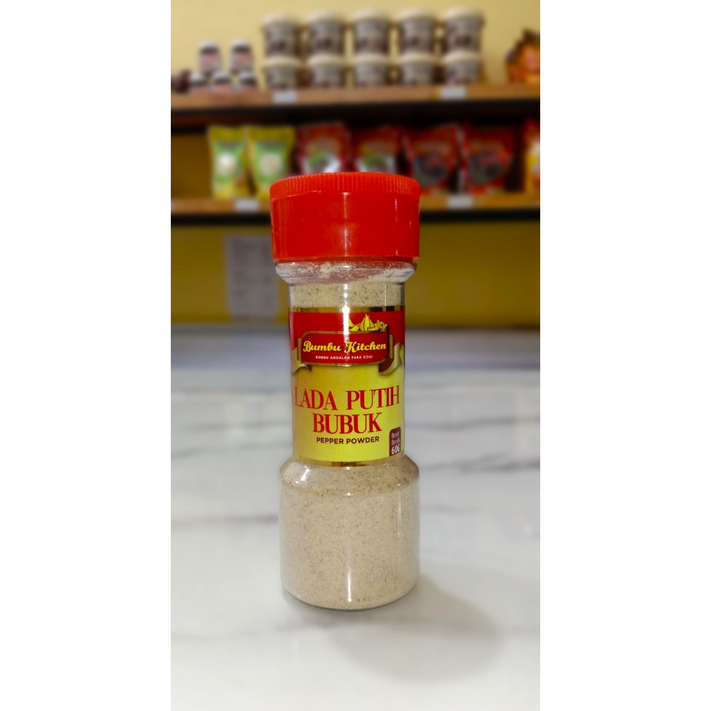 

Lada Putih Bubuk 60 Gr I Bumbu Kitchen