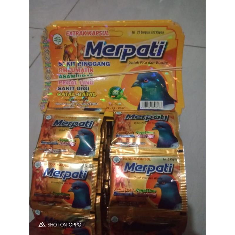 merpati kapsul original