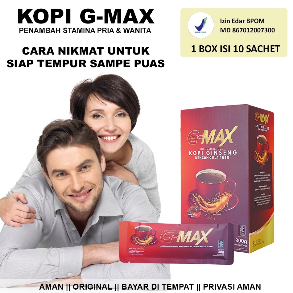 

[☜D90➤] Kopi Pria Dewasa 100% original tanpa efek samping Aman Sudah BPOM KOPI GMAX 1 BOX 10 SACHET [268]