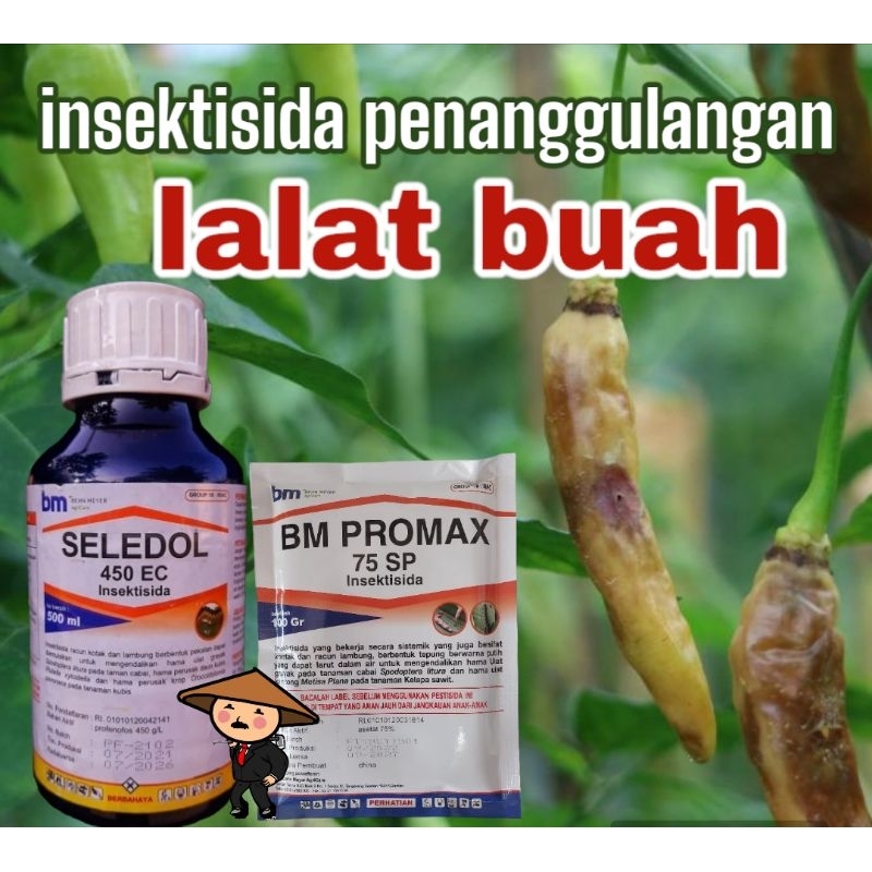 BM SELEDOL 450 EC + BM PROMAX 75 SP - INSEKTISIDA PENANGGULANGAN DAN PENCEGAH LAKAT BUAH