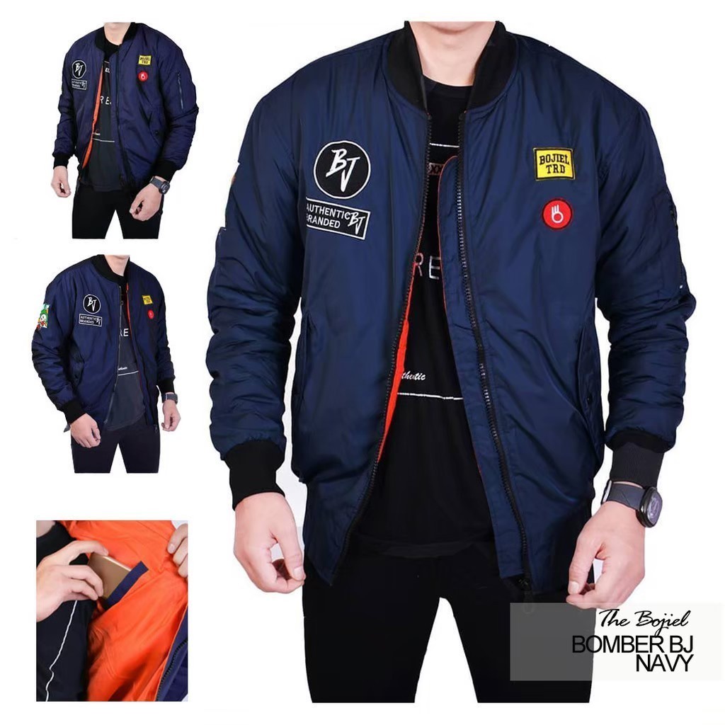Latopia02  - Jaket Bomber Pria / Jaket Pria Dewasa / Jaket Bomber Tebal Anti Air / Jaket Bomber Cowo