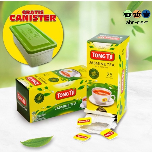 

[✧P71<] TONG TJI Tji JASMINE TEA CELUP 25 CANISTER [100]