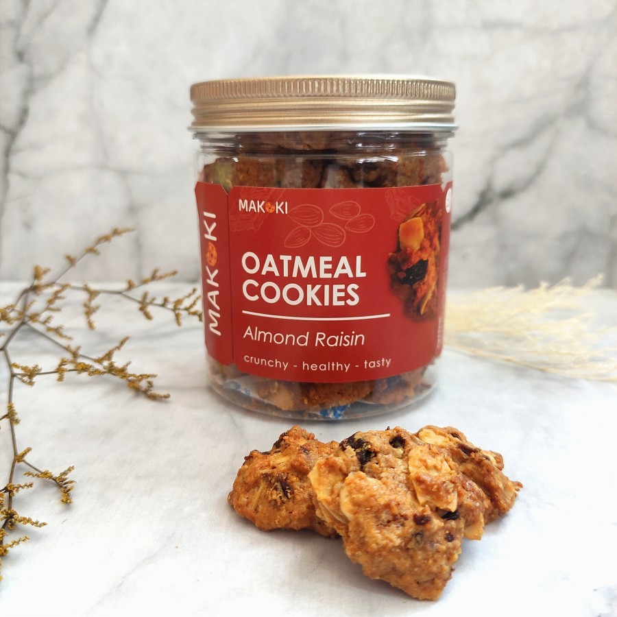 

Almond Raisin Oat Cookies | Almond Kismis Oat Cookies Full Butter