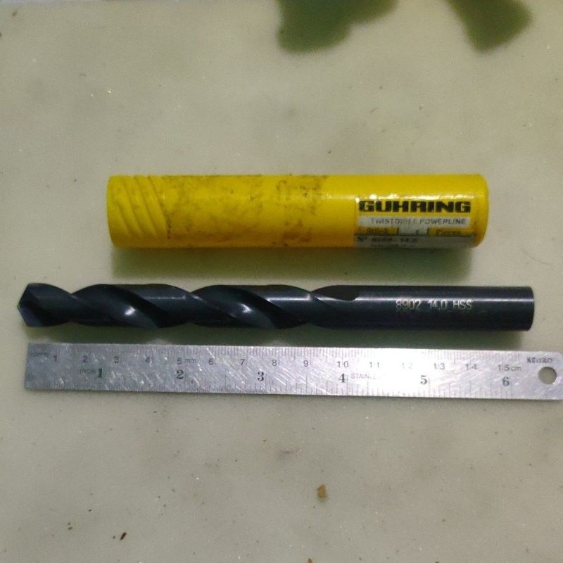 mata bor HSS 14mm guhring jerman mata bor besi sekelas nachi