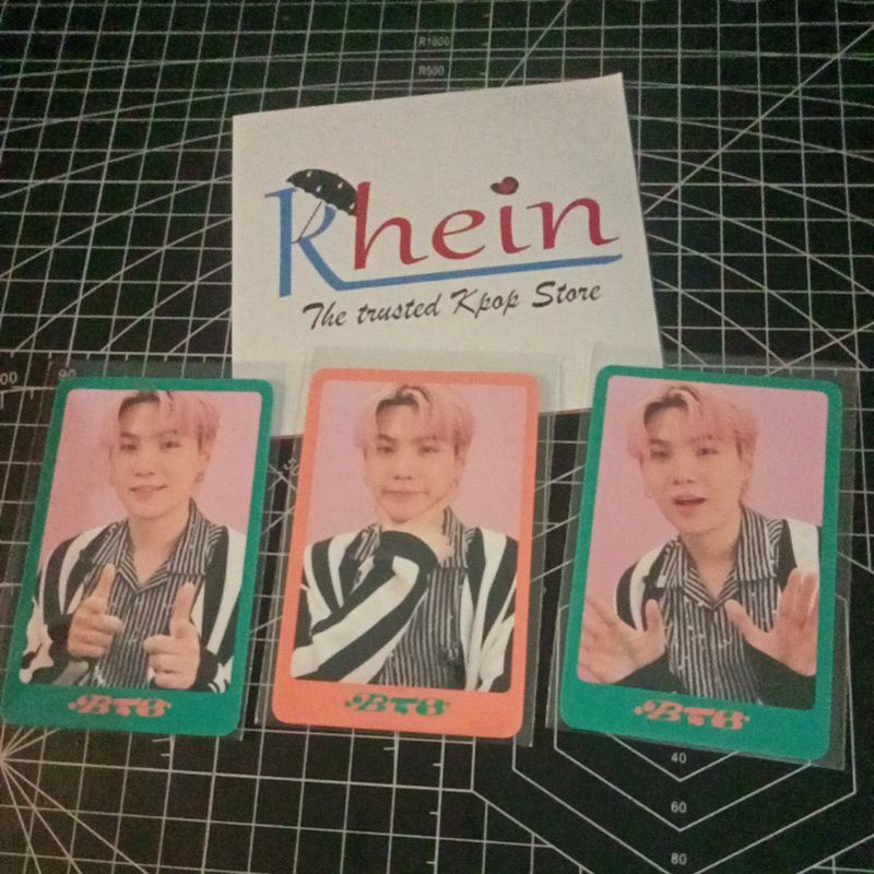 Photocard Official BTS Suga Yoongi Dicon 102