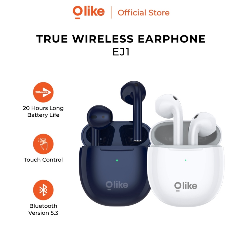 MURAH BANGET OLIKE TRUE WIRELESS BLUETOOTH EARPHONE EARBUDS TWS EJ1