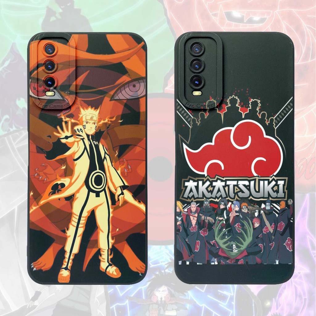 Case Vivo Y20 Y20s Y12s - Softcase Gambar Naruto - Casing Anime Pro Camera