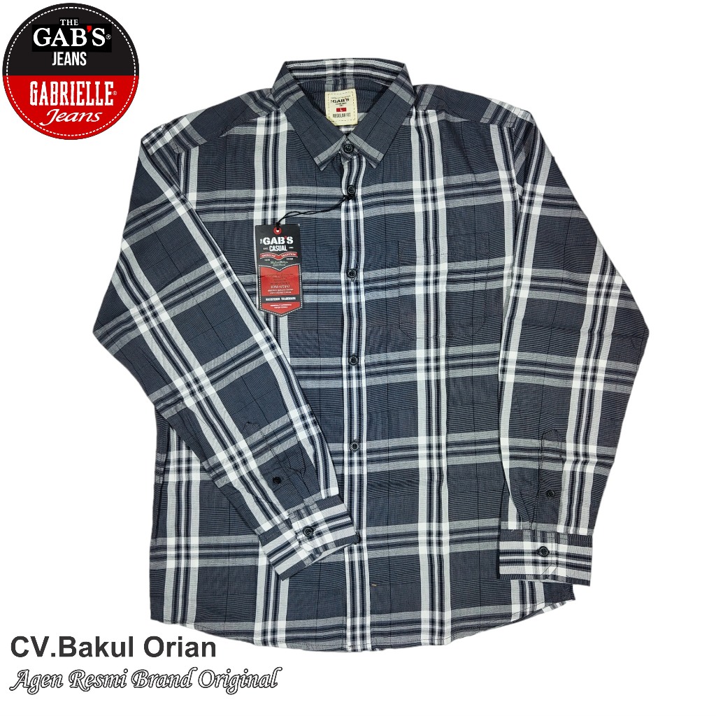 Kemeja Pria Baju Cowok Gabrielle Regular - HA03116RU