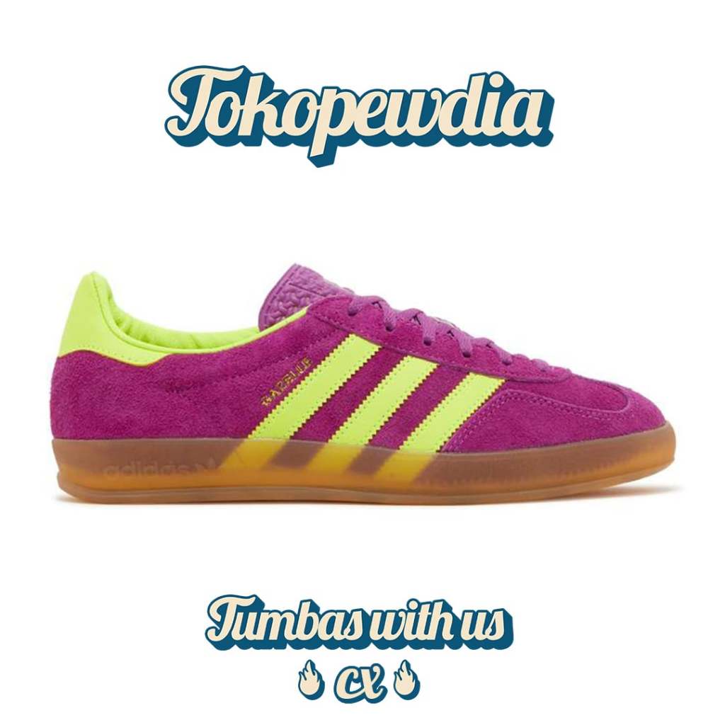 Adidas Gazelle Indoor Shock Purple Yellow Gum (HQ8715)