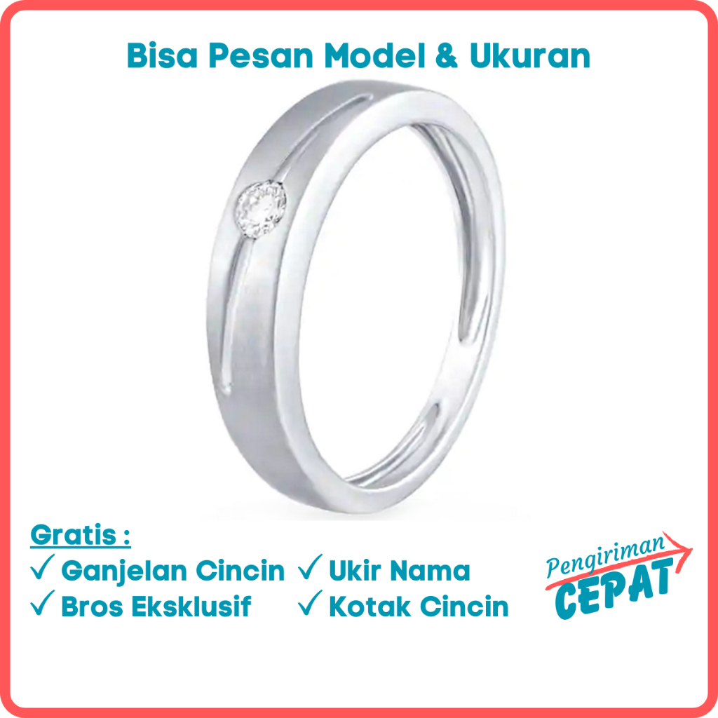 Sylviana723 Gratis Tulis Nama Garansi Platina Asli Bisa Pesan Model Cincin Nikah Platinum Kawin