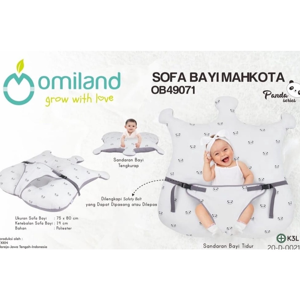 Menarik.. SOFA Bayi Omiland Series Panda MAHKOTA OB40071//SOFA FLOWER KOALA SERIES//SOFA BAYI FLOWER