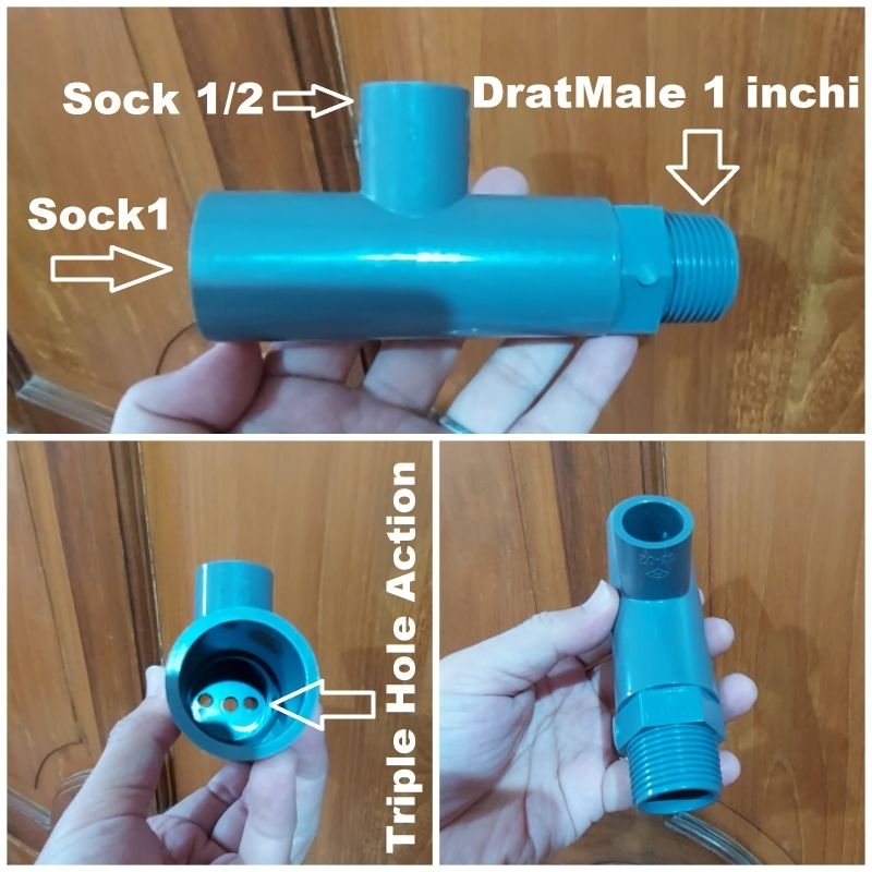 Venturi Injektor Oksigen Kolam 1 inchi