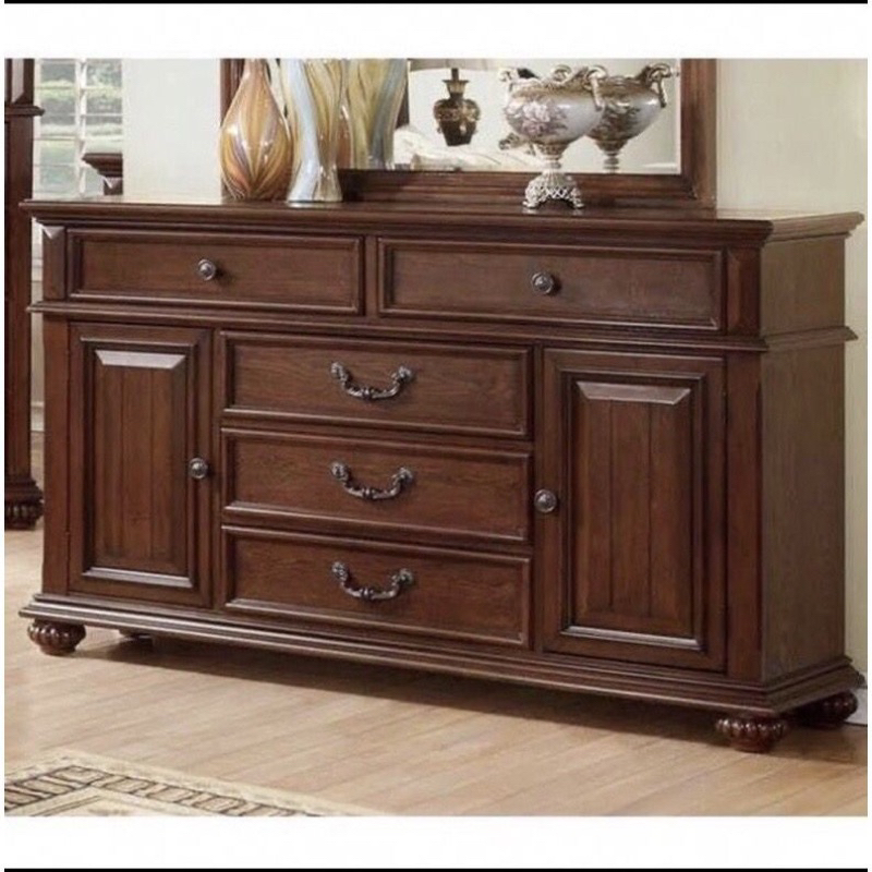 Bufet Minimalis Klasik Kayu Jati Asli Furniture Jepara