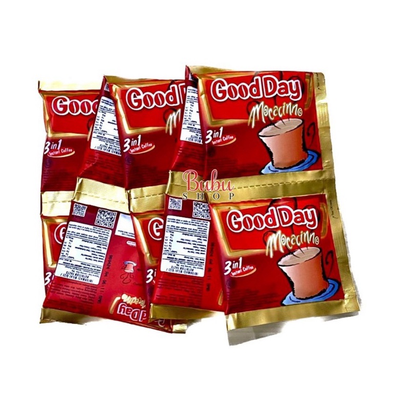 

[COD U048] kopi good day mocacinno 3in1 ( 10 sachet per renceng ) 8p6lt