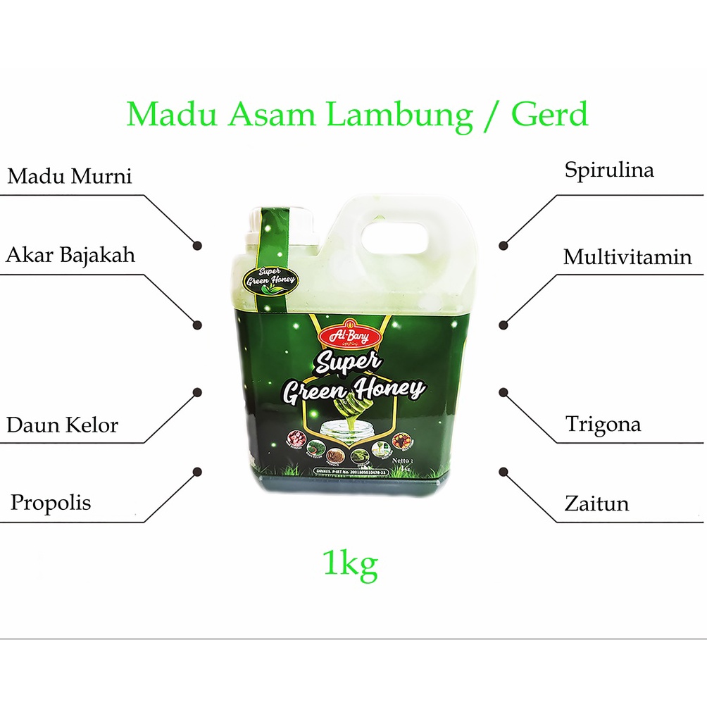 

[☼H17$] Madu Asam Lambung / Gerd Albany Nett 1kg ( Asli ) [282]