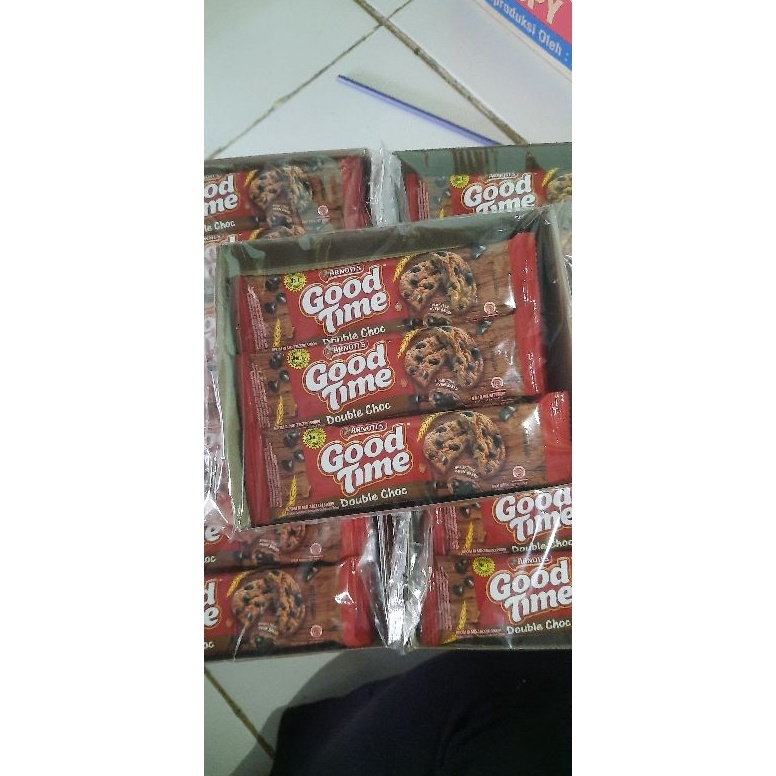 

6ZJ GOODTIME COKLAT Double Choco isi 12pcs Murah (⌒