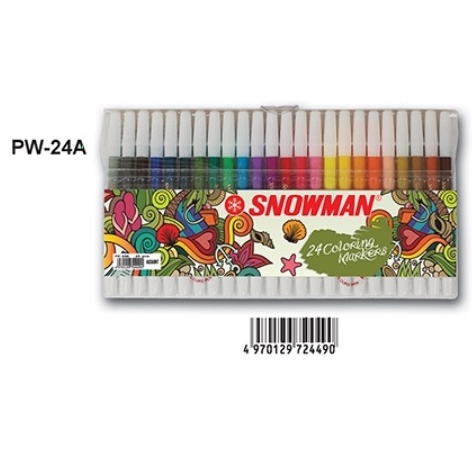 

[♛R46&] SPIDOL SNOWMAN 24 Set WARNA WARNI PASTEL PW-24A MARKER PW 24A MURAH AWET GROSIR ATK ECERAN SEKOLAH ALAT TULIS GAMBAR KANTOR Serba Murah