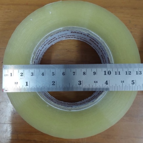 

[Produk KD80] Lakban Bening Coklat 45 MM x 300 Yard ECO Serba Murah )̿̿