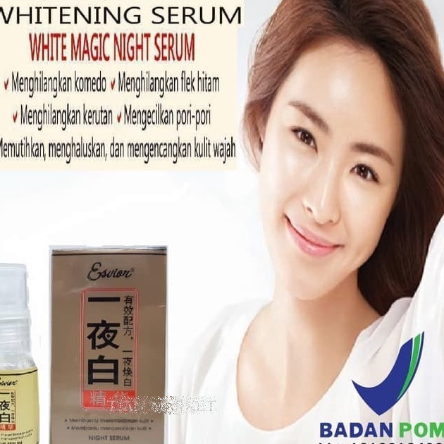 Pesan Online, Dapatkan Diskon Ekstra Serum KOREA Wajah Muka ESVIOR Memutihkan KuLit wajah cerah halu