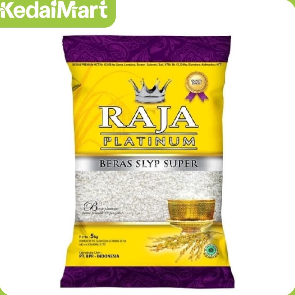 

[COD GS52] Beras Raja Platinum 5 Kg Diskon Promo