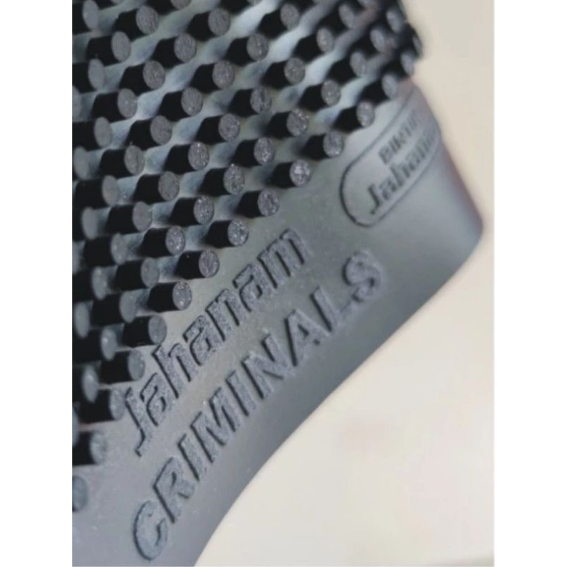 Karet Bet Pingpong Bintik Jahanam Criminals Rubber Blade Bat Tenis Meja