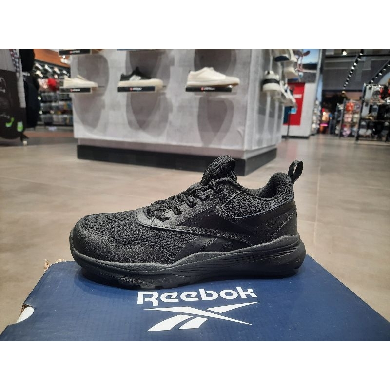 sepatu sekolah anak hitam polos reebok full black original