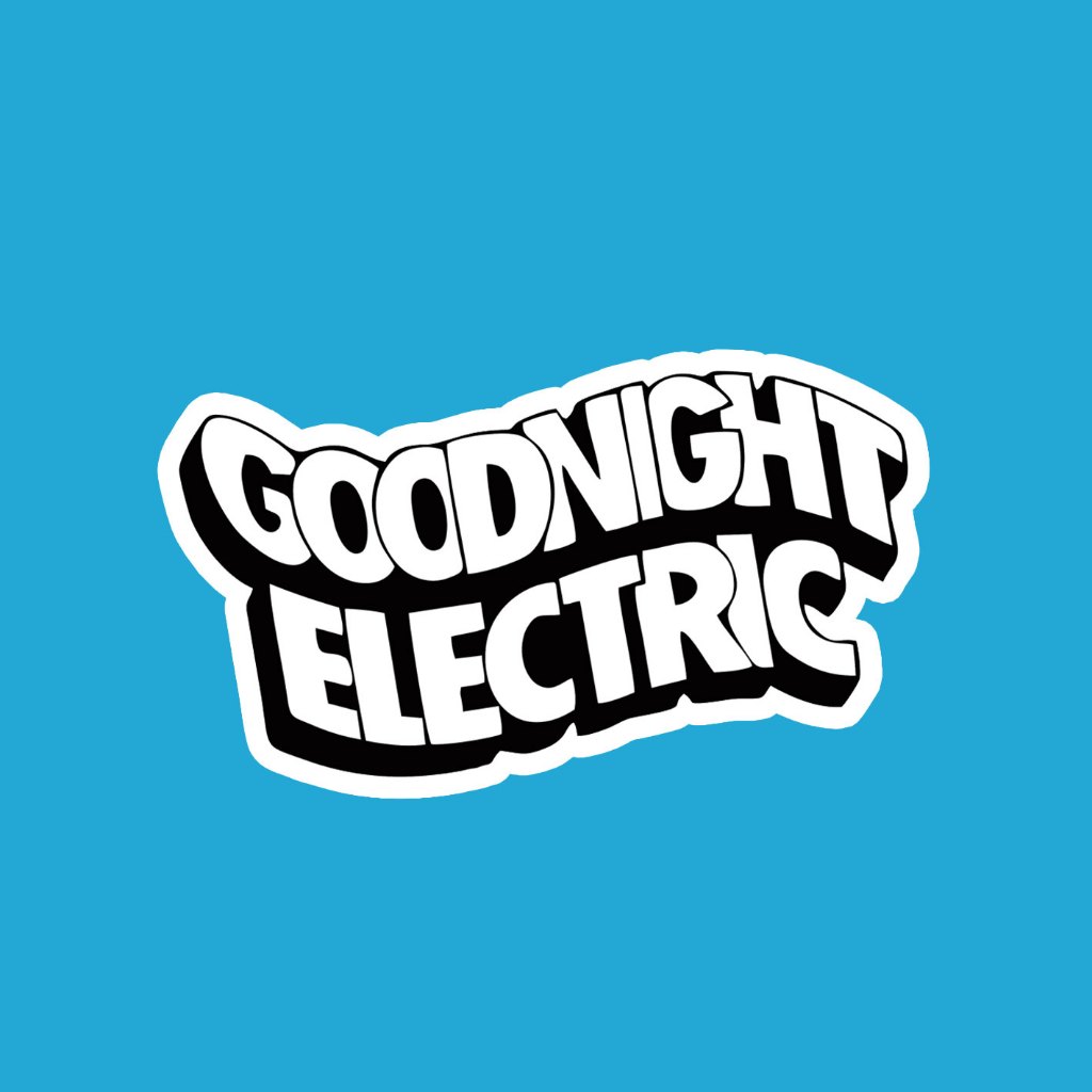 

STIKER GOODNIGHT ELECTRIC - STICKER BAND INDIE /STICKER AESTHETIC BAND INDIE / STICKER HELM MOTOR LAPTOP