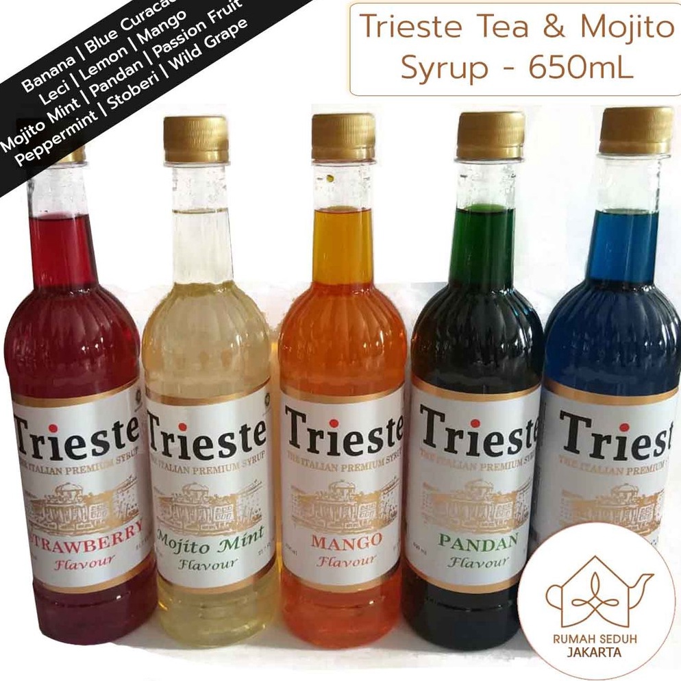 

[✇P50(] Trieste Italian Syrup 650 mL - Tea and Mojito Syrup Series - Mint, Lychee, Mango, Strawberry, Pandan Bring it back
