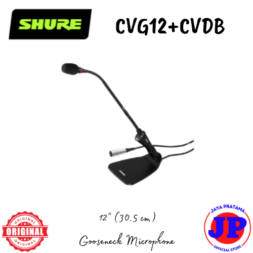 Mic Podium Shure CVG12RS & CVDB 12" Gooseneck Microphone Original