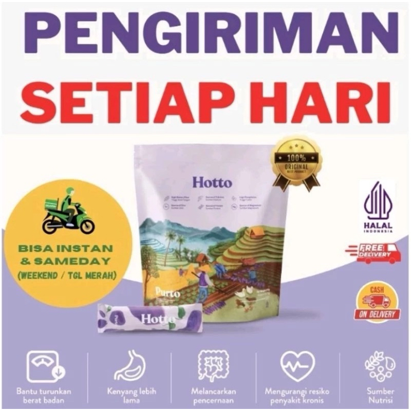 

1 Pouch Hotto Purto Multigrain isi 16 Sachet