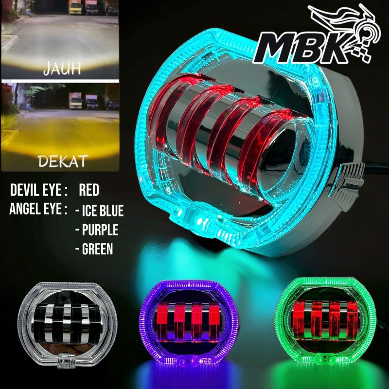 Lampu Biled Projie 4.5inch Lampu Daymaker lampu variasi Motor