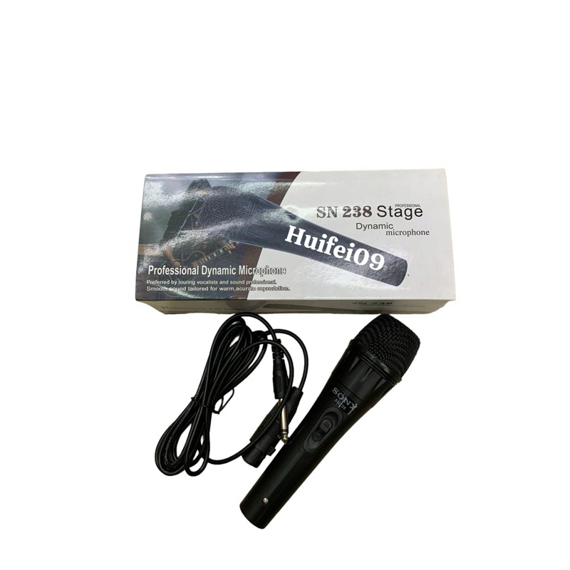 MIC SONY SN-238 MIC KARAUKE TANPA KABEL BISA UNTUK SEMUA SALON