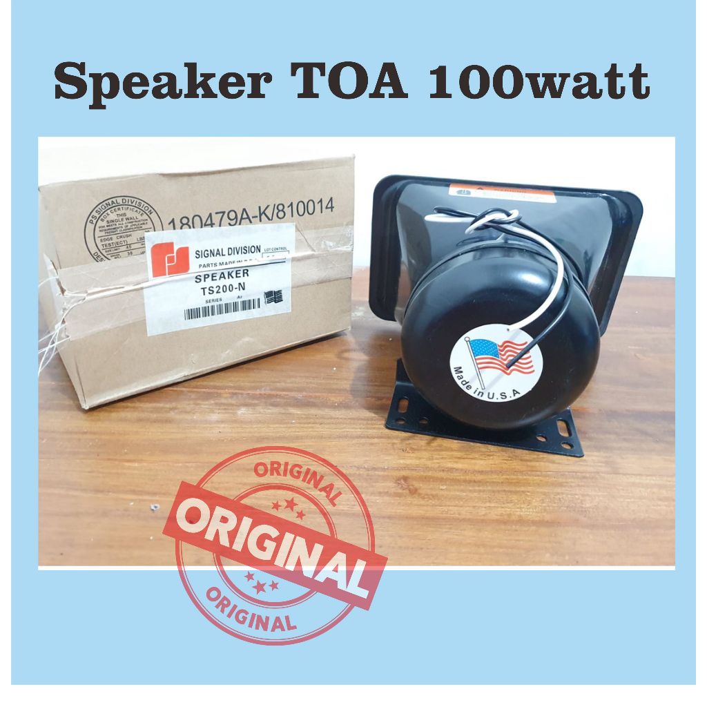 Speaker Toa Polisi 100 watt  SERINE Horn 200 100 w wat Federal signal spull 52 mm untuk SENKEN LANDU