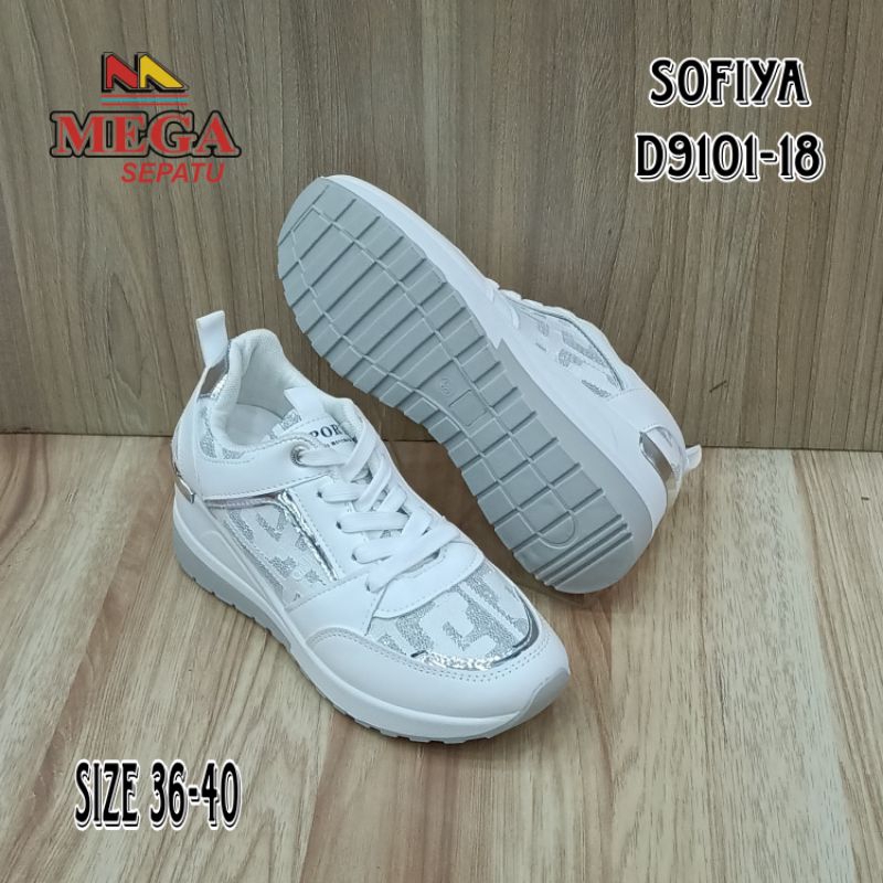 SEPATU SNEAKERS WANITA MEREK SOFIYA D9101-18