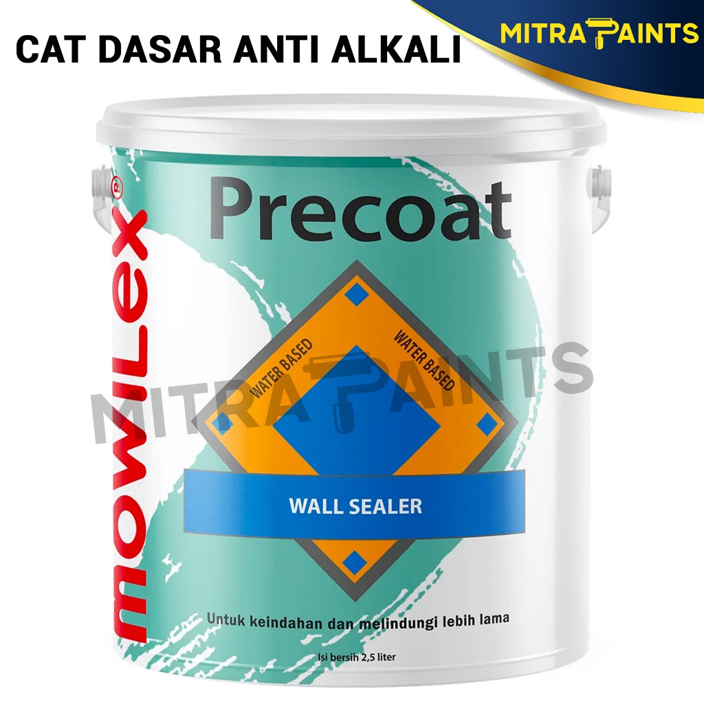 MOWILEX PRECOAT WALL SEALER 2,5 LITER / CAT DASAR TEMBOK ANTI ALKALI